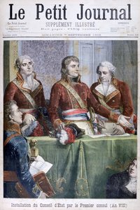 De Installatie van de Raad van State door de Eerste Consul Napoleon, 1799 1902 door Unbekannt