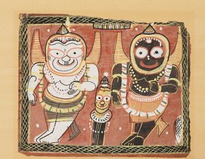 De Jagannatha Trio, 19e eeuw door Unbekannt