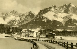 De Kaiserbergen, Oberndorf, Tirol, Oostenrijk