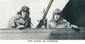 De Koning als Vlieger, 1918 1937 door Unbekannt