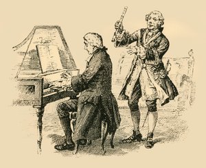 De koning riep herhaaldelijk uit, Slechts één Bach! Slechts één Bach!, 1907 door Unbekannt