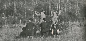 De koning die over Sandringham schiet, 1900s, 1910