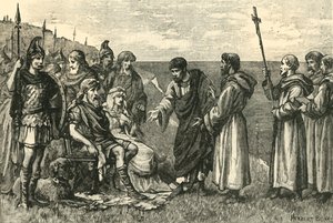 De landing van St. Augustinus in Kent, 597AD, 1890