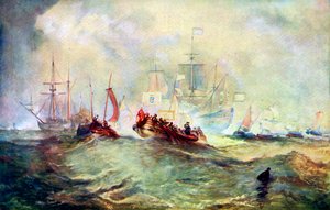 De landing van Willem van Oranje bij Torbay, 1688, ca. 1920