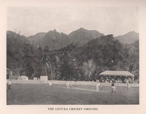 Het Levuka Cricketveld, Fiji, 1912 door Unbekannt