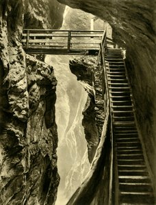 De Liechtenstein Kloof, Oostenrijk, ca. 1935 door Unbekannt