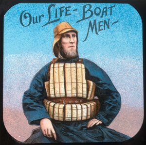 De reddingsbootmannen, ca. 1900 door Unbekannt