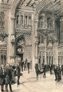 De lobby van het Lagerhuis door Unbekannt