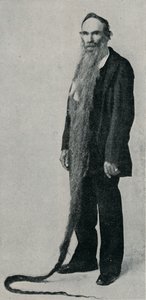 De langste baard ooit, 1896, 1910 door Unbekannt