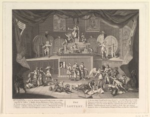 De loterij, [na 1724] door Unbekannt