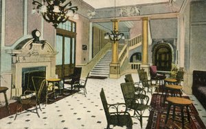 De Lounge, Abercorn Rooms, Liverpool Street Hotel, c1907