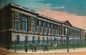 Het Louvre Paleis colonnade, Parijs, c1920