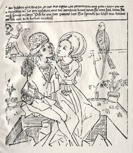 De Geliefden, c. 1470 door Unbekannt