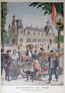 Het Luxemburgse paviljoen op de Wereldtentoonstelling van 1900, Parijs, 1900
