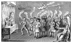 De Tovenaar of Flessenbezweerder. Engelse Goedgelovigheid: of, Yere all Bottled, 1749