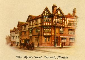 The Maids Head, Norwich, Norfolk, 1936