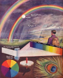 De vele kleuren die wit licht vormen, 1935 door Unbekannt