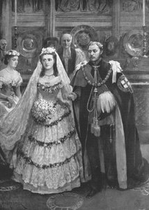 Het huwelijk van de Prins van Wales met Prinses Alexandra van Denemarken, Windsor