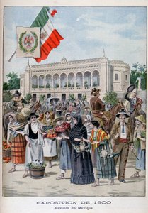 Het Mexicaanse paviljoen op de Wereldtentoonstelling van 1900, Parijs, 1900