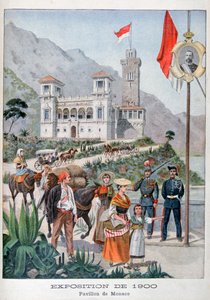 Het Monaco-paviljoen op de Wereldtentoonstelling van 1900, Parijs, 1900