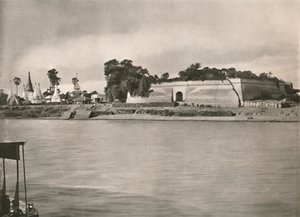 Het Murhla Fort aan de Irrawaddy door Unbekannt