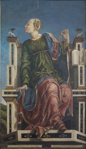 De muze Urania, ca 1457 door Unbekannt