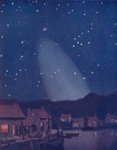 De Mysterieuze Kegel van het Licht in de Lucht door Unbekannt