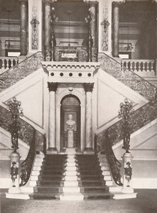 De trap van de Nationale Bibliotheek, 1914 door Unbekannt