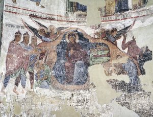 De geboorte van Christus, 1080 door Unbekannt