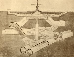 Het nieuwe Piccadilly Circus metrostation, 1930 door Unbekannt