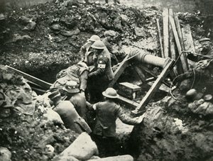 Het offensief aan het Cambrai-front: Een merkwaardig incident van de slag, 1919 door Unbekannt