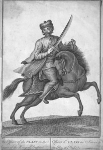 De Officier van de Ulans in dienst van de Koning van Pruisen, 18e eeuw