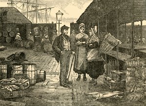 De oude vismarkt, 1898