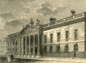 Het oude India Office, Leadenhall Street in 1803, ca. 1872 door Unbekannt