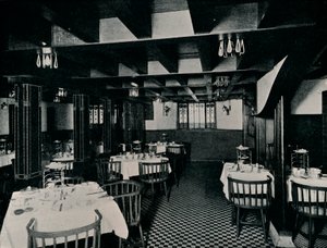 De oude keuken in Miss Cranstons theehuis, Argyle Street, Glasgow, c1906 door Unbekannt