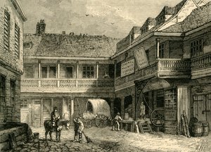 The Old Tabard Inn, c1878 door Unbekannt