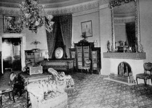 De Ovale Zitkamer in het Witte Huis, Washington DC, VS, 1908