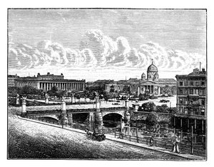 Het Paleisbrug en Lusttuin, Berlijn, Duitsland