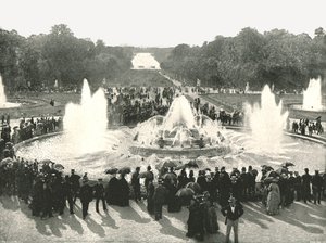 De paleisfonteinen, Versailles, Frankrijk, 1895 door Unbekannt