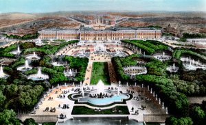 Het paleis van Versailles, Parijs, Frankrijk door Unbekannt