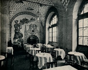 Het Penna DOca Restaurant, Hoofd eetzaal, ca. 1928