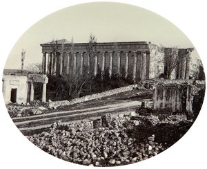 De Peter en Paul Kathedraal in Sebastopol na de Krimoorlog, Krim, eind 1850s door Unbekannt