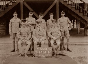 De pioniers van de 1e Royal Munster Fusiliers, Rangoon, Birma, 1913 door Unbekannt