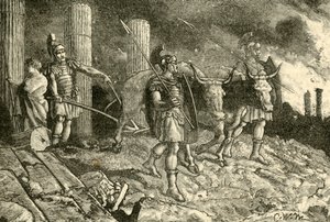 De ploeg over de locatie van Carthago, 1890