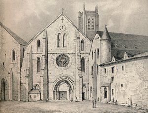 Het Portaal van de Abdij van St Genevieve