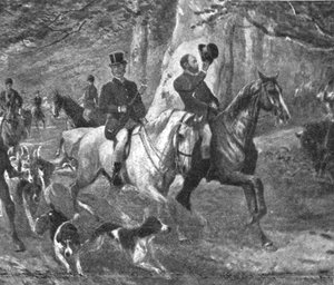 De Prins van Wales als Jager, late 19e eeuw, 1901