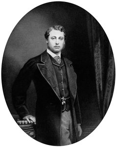 De Prins van Wales, ca. 1863 door Unbekannt