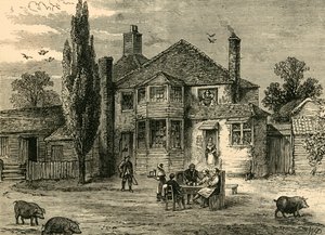The Queens Head and Artichoke door Unbekannt