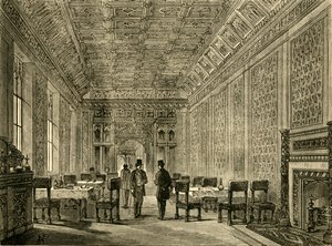 De Verfrissingskamer van het Hogerhuis, 1881 door Unbekannt