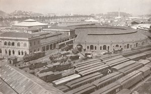 Het Rio de Janeiro Eindstation van de Centrale Spoorweg van Brazilië, 1914 door Unbekannt